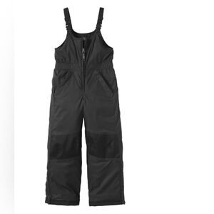 L.L. Bean Kids Black Bib Pants